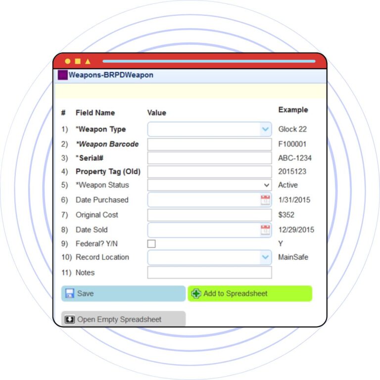 ARMS RFID Weapon Tracking